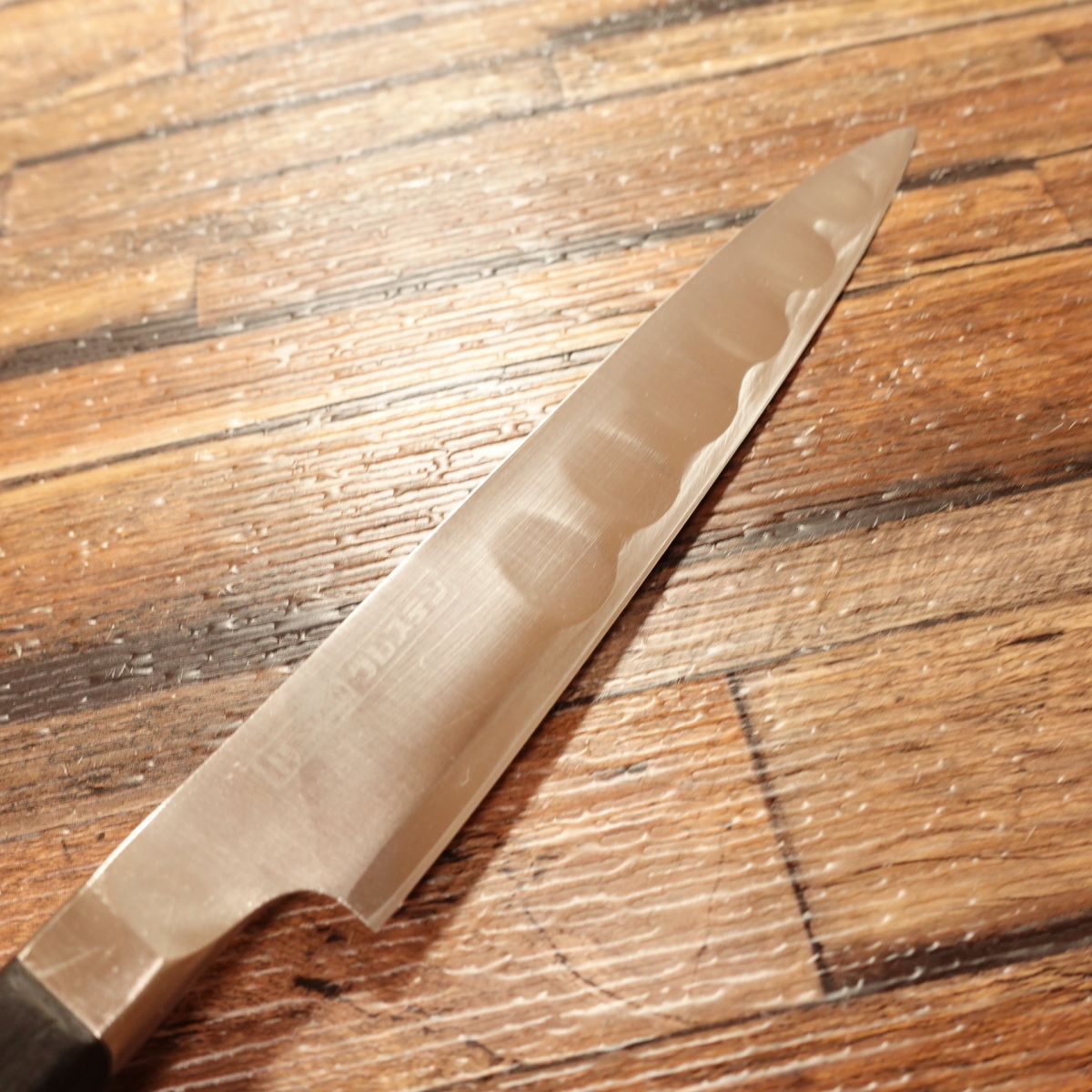 Glestain Petty Knife, Sharpened, Dimpled, 80:20 Grind, Fruit Knife, 145mm