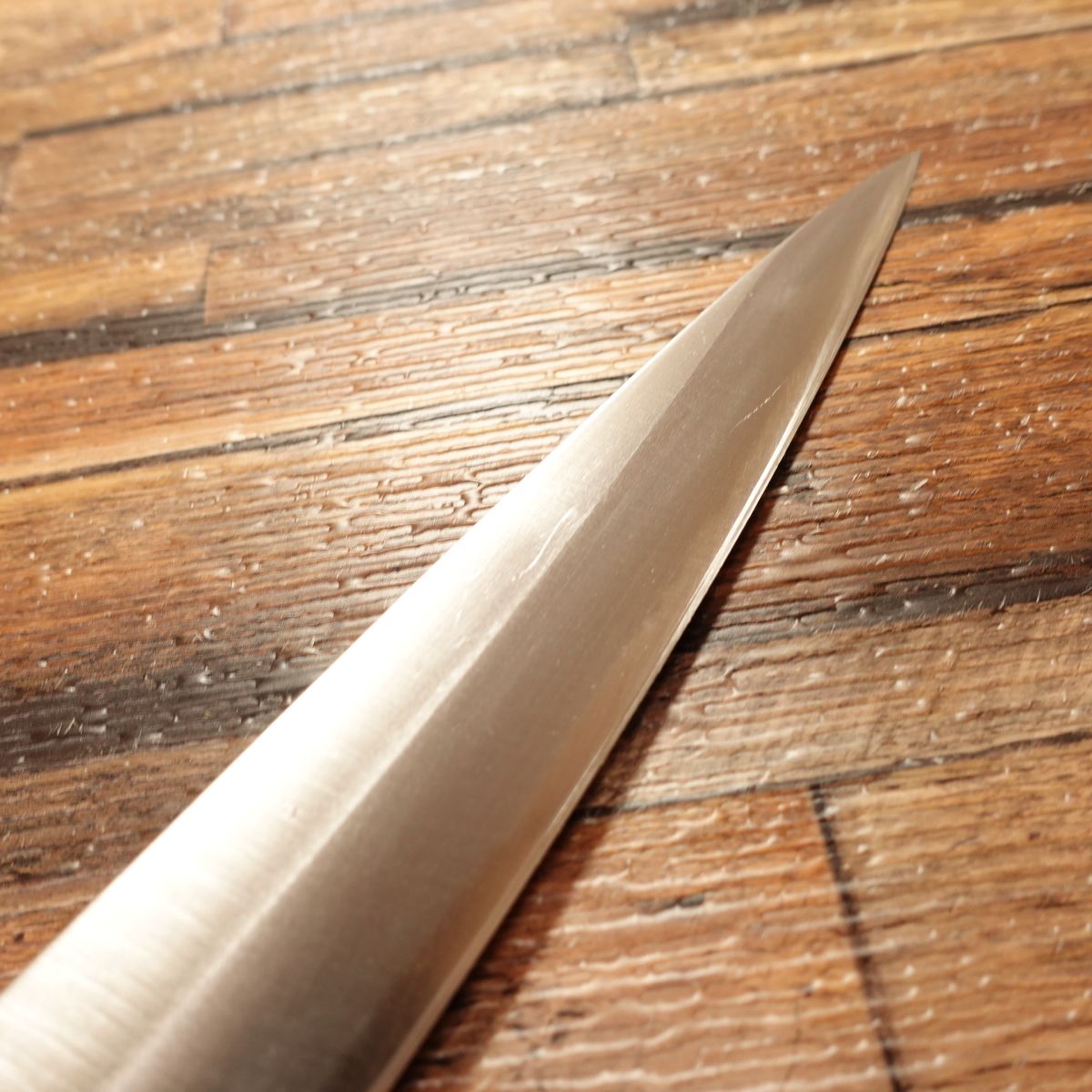 Kikuhide Yanagiba Knife, Sharpened, Water Buffalo Handle, Tokusen, Sashimi Knife, Carefully Used, 285mm