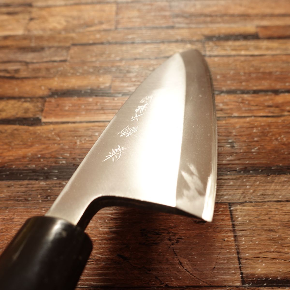 Seki Magoroku Deba Knife, Sharpened, Ginju, Hagane, Single-Edged, Lightly Used, 155mm