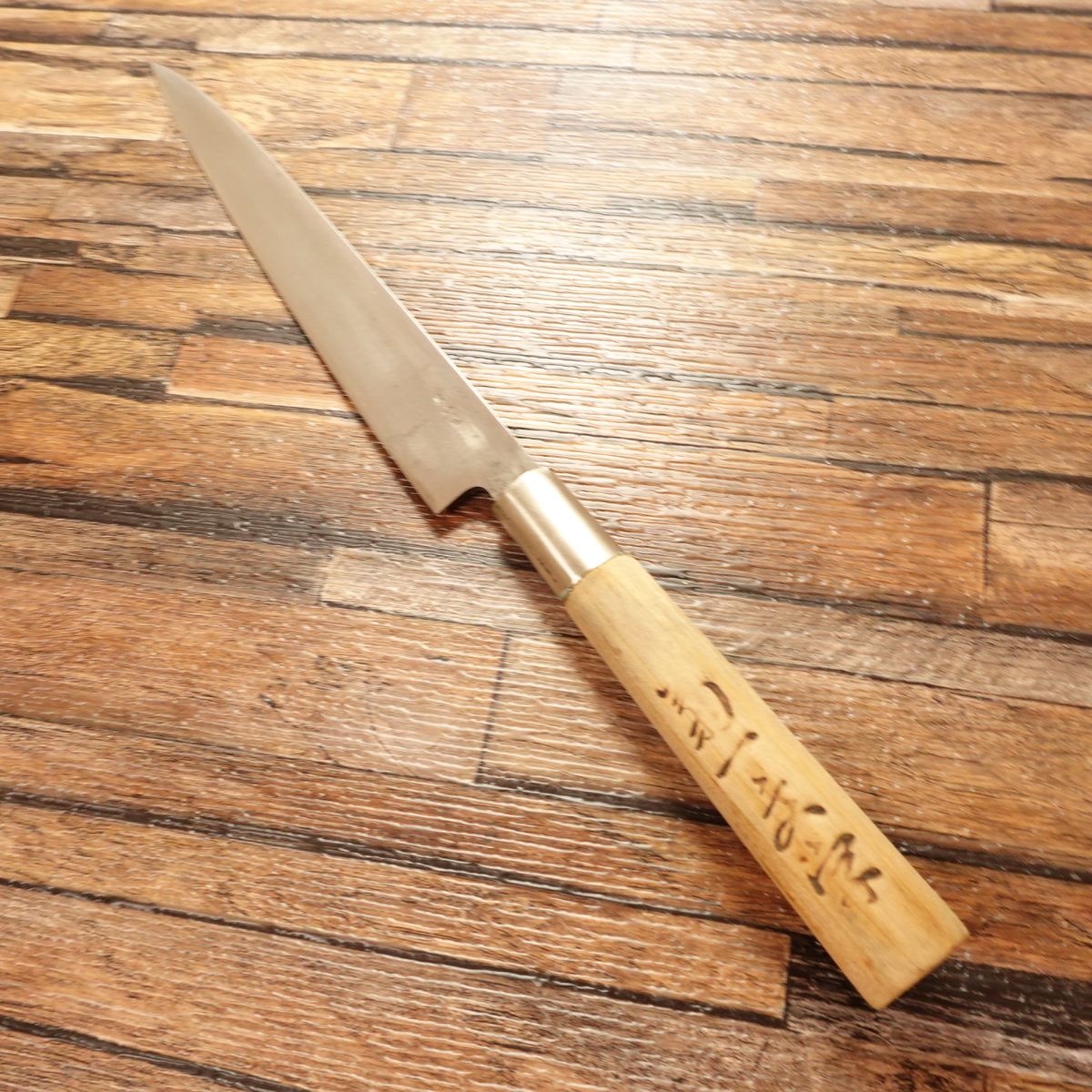 Kikuichimonji Yanagiba Knife, Sharpened, Sashimi Knife, Light Use, 205mm