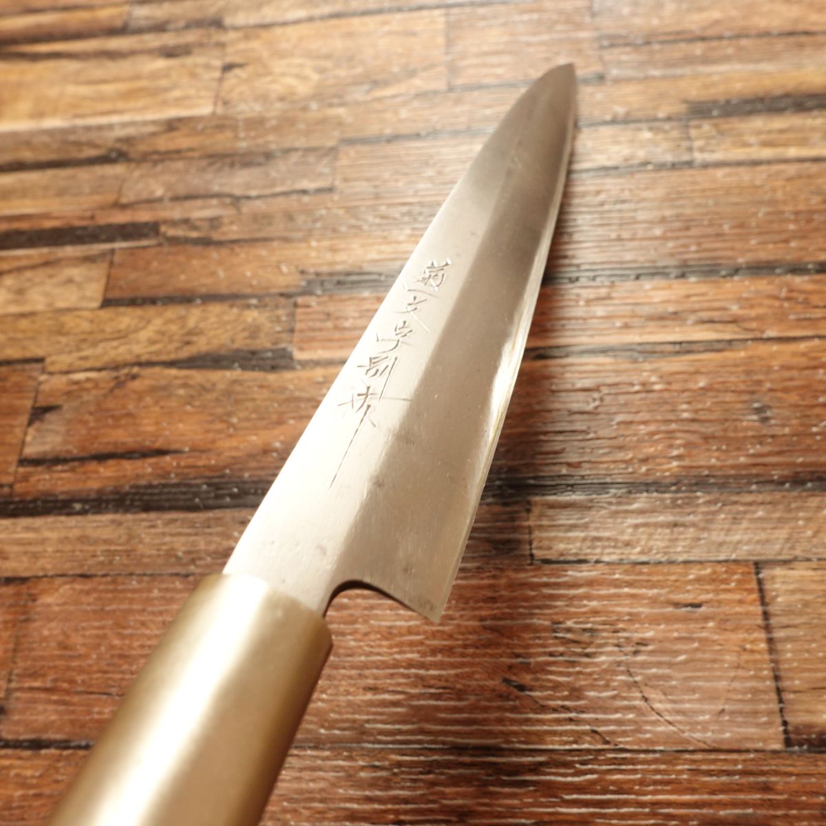 Kikuichimonji Yanagiba Knife, Sharpened, Sashimi Knife, Light Use, 205mm