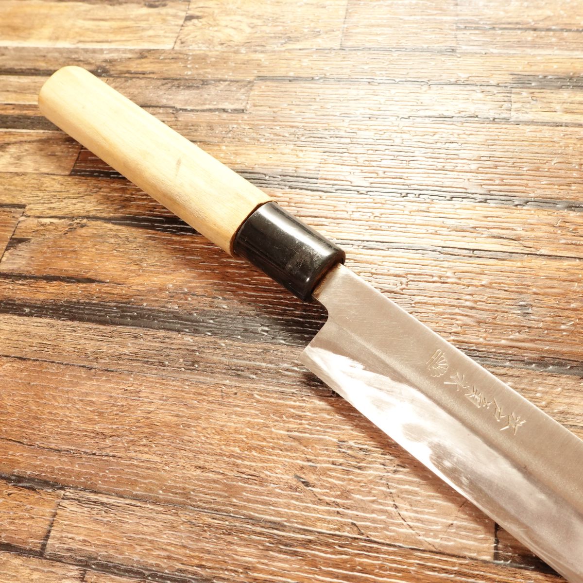 Edo Kikusui Yanagiba Knife, Sharpened, Sashimi Knife, Light Use, 240mm