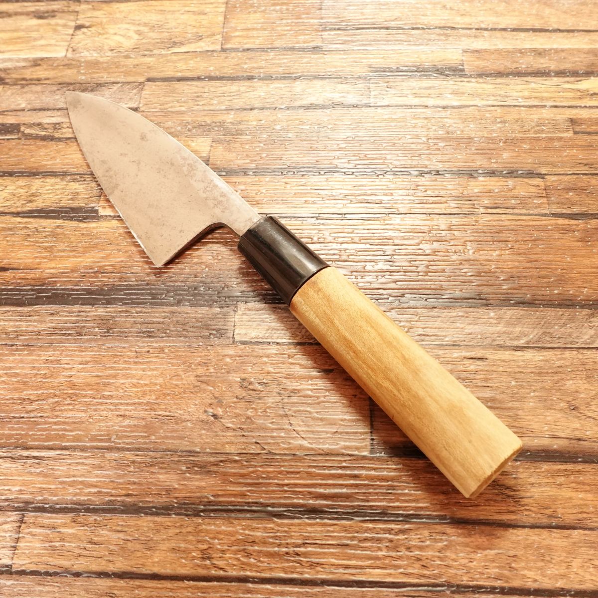 Kurogane-ya Aji-Kiri Knife, Sharpened, Nashiji Finish, Kurogane-ya Special, 105mm