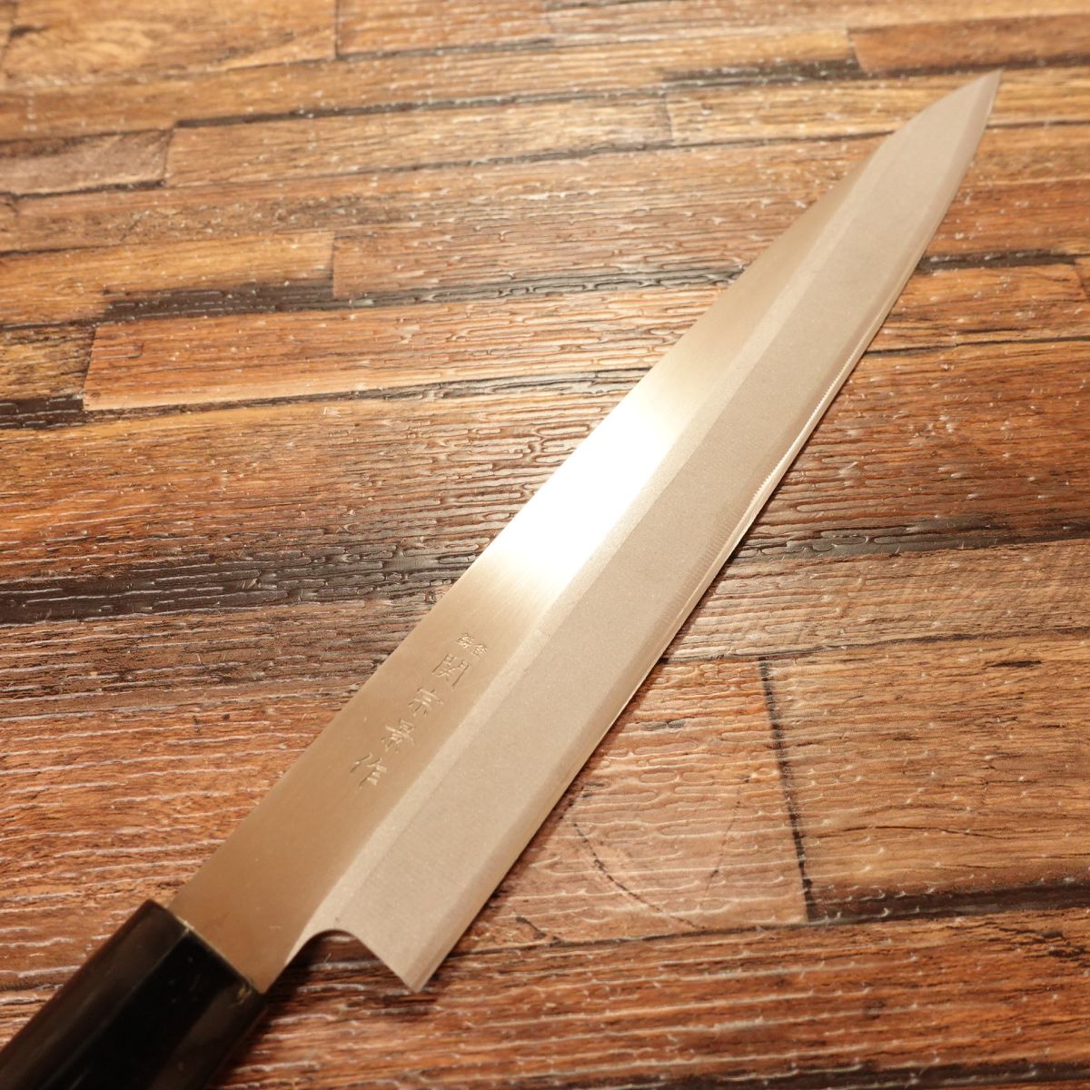 Sekimunekage Yanagiba Knife, Sharpened, Stainless Steel, Sashimi Knife, Near Unused, 215mm