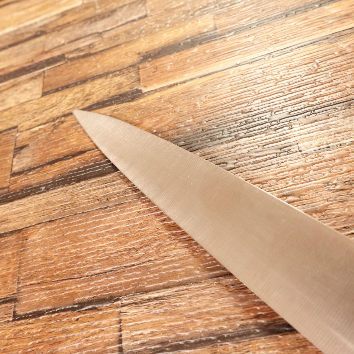 Sekimunekage Yanagiba Knife, Sharpened, Stainless Steel, Sashimi Knife, Near Unused, 215mm