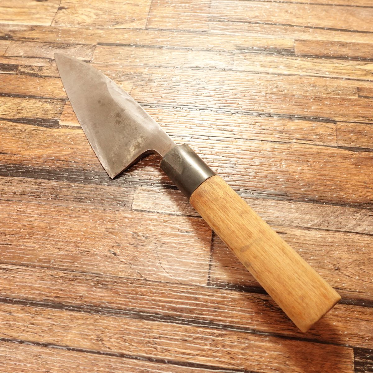 Toho Aji-Kiri Knife, Sharpened, Toshu Work, Small Deba Knife, 115mm