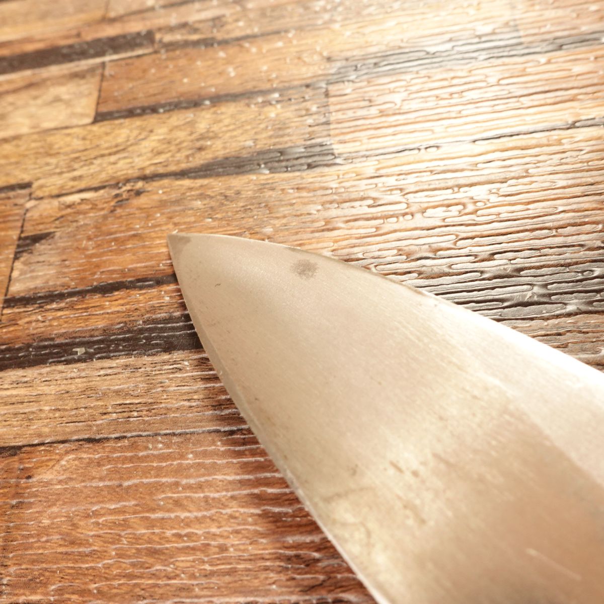 Igarashi Aji-Kiri Knife, Sharpened, Small Deba Knife, Hagane, Lightly Used, 125mm