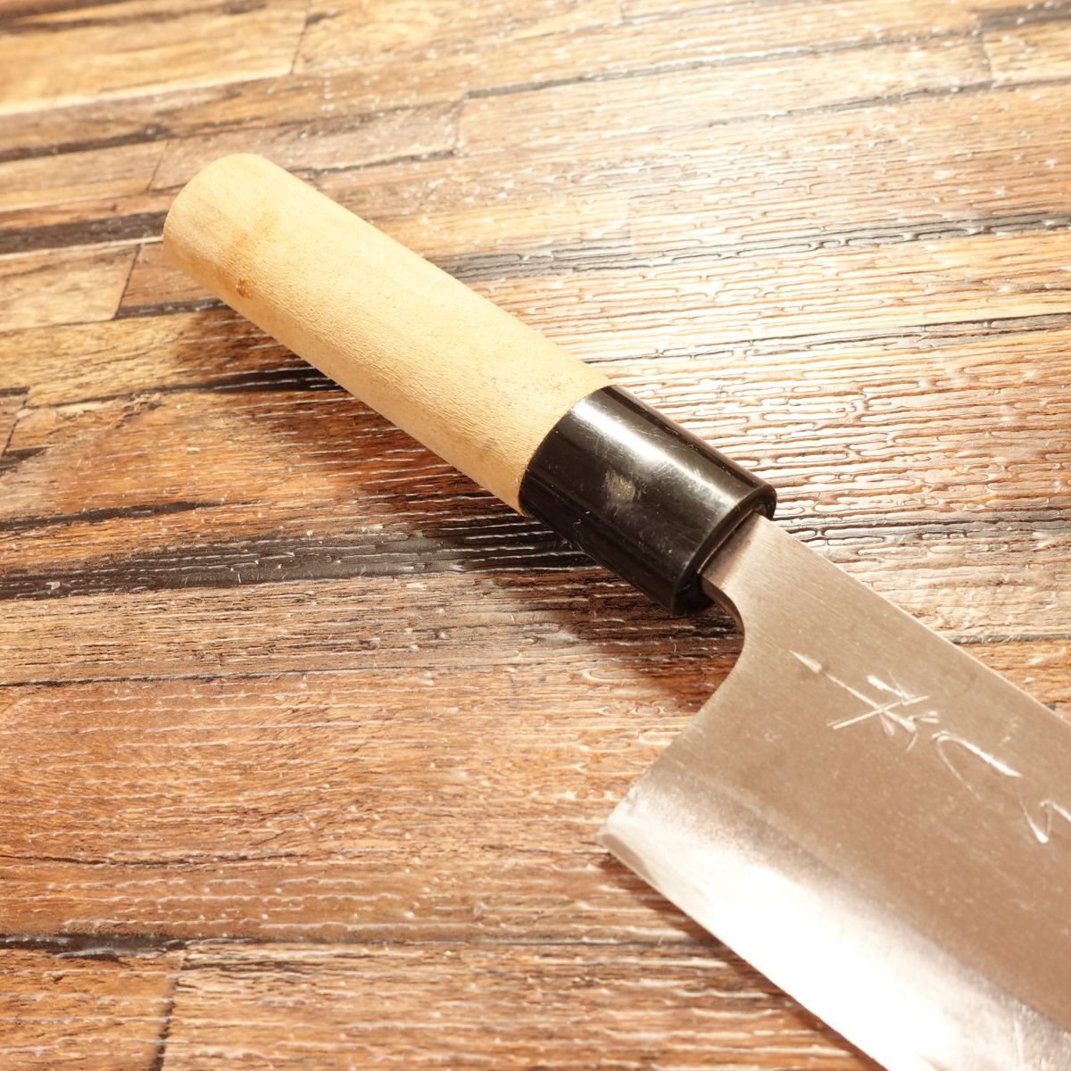 Igarashi Aji-Kiri Knife, Sharpened, Small Deba Knife, Hagane, Lightly Used, 125mm