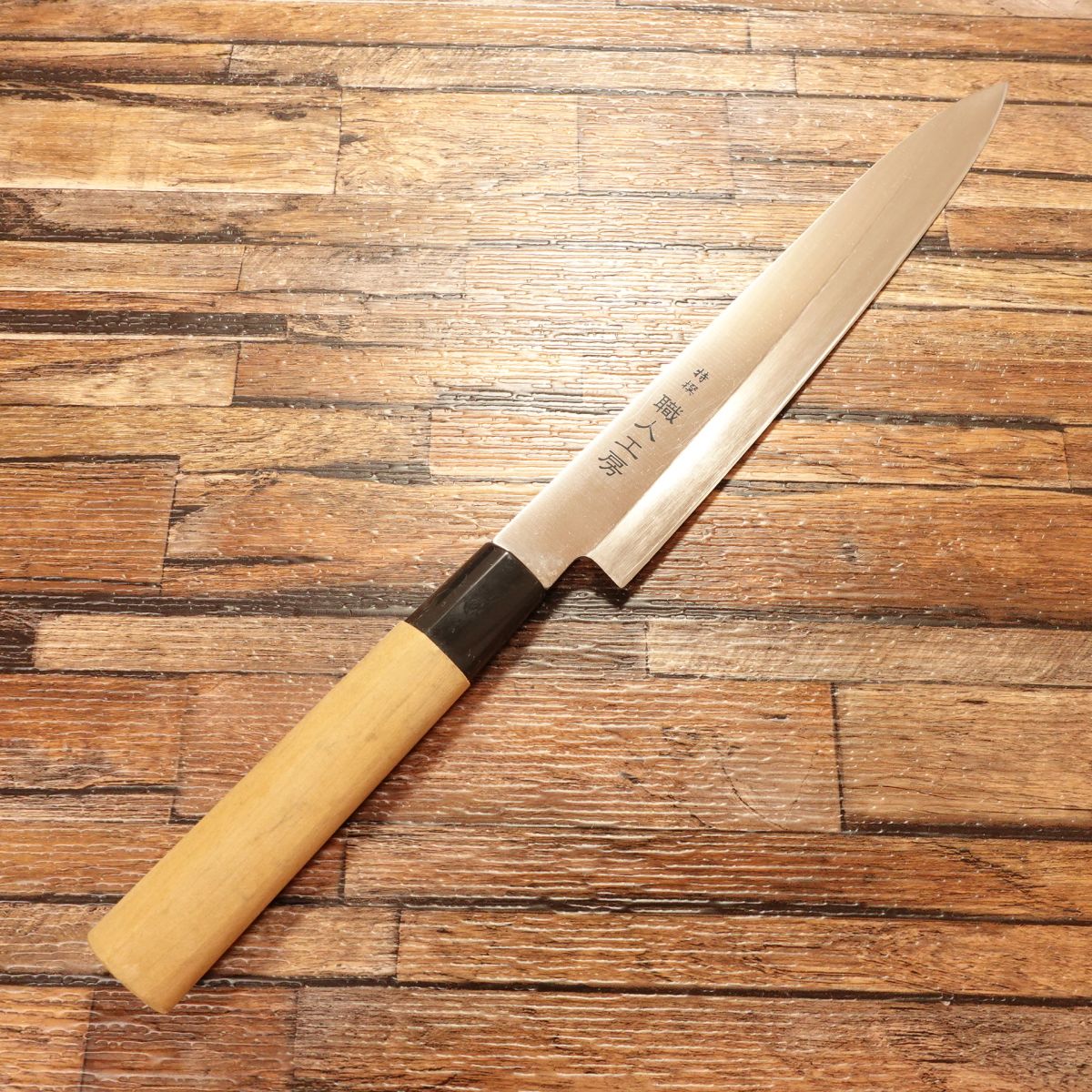 Shokunin Kobo Yanagiba Knife, Sharpened, Sashimi Knife, Stainless Steel, Nearly Unused, 225mm