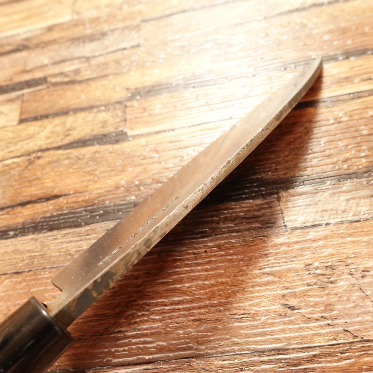 Suishinshi Masamori Deba Knife, Sharpened, Kuro-Uchi, Special Model, Lightly Used, 140mm