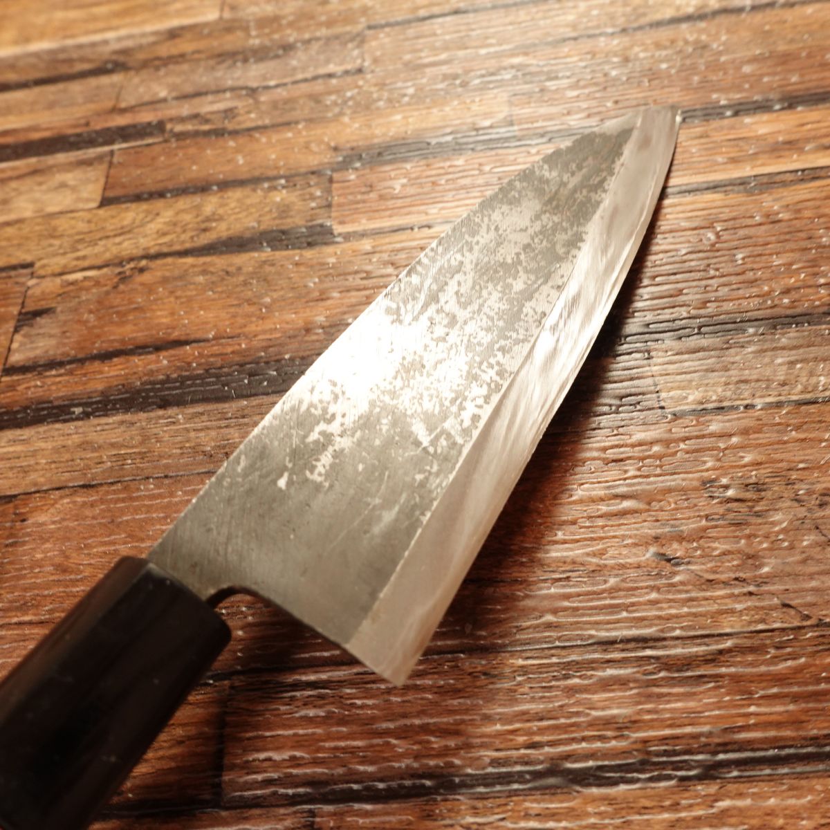 Suishinshi Masamori Deba Knife, Sharpened, Kuro-Uchi, Special Model, Lightly Used, 140mm