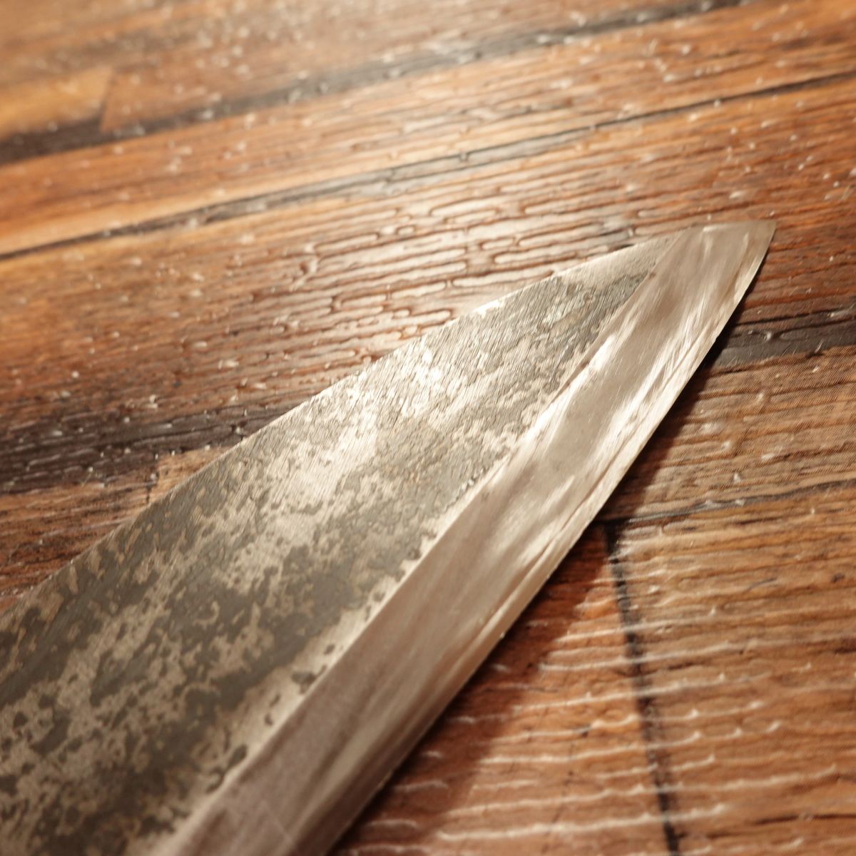 Suishinshi Masamori Deba Knife, Sharpened, Kuro-Uchi, Special Model, Lightly Used, 140mm