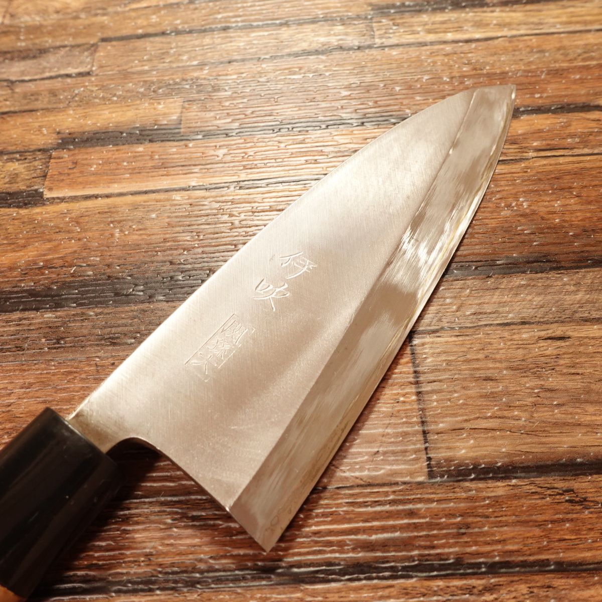 Ibuki Deba Knife, Sharpened, Seki Magoroku, Minimal Wear, Hagane, Single Bevel, 155mm