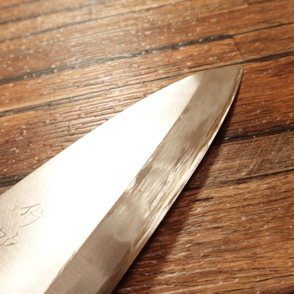 Ibuki Deba Knife, Sharpened, Seki Magoroku, Minimal Wear, Hagane, Single Bevel, 155mm