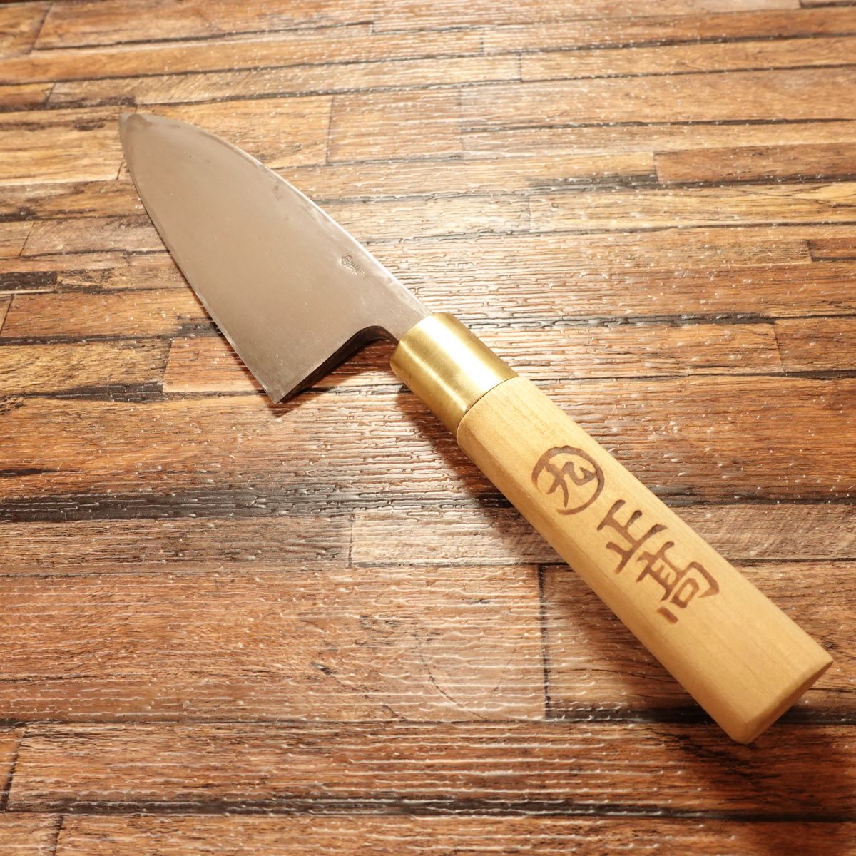 Masataka Deba Knife, Sharpened, Marukyu, Hagane, Single Bevel, Lightly Used, 150mm