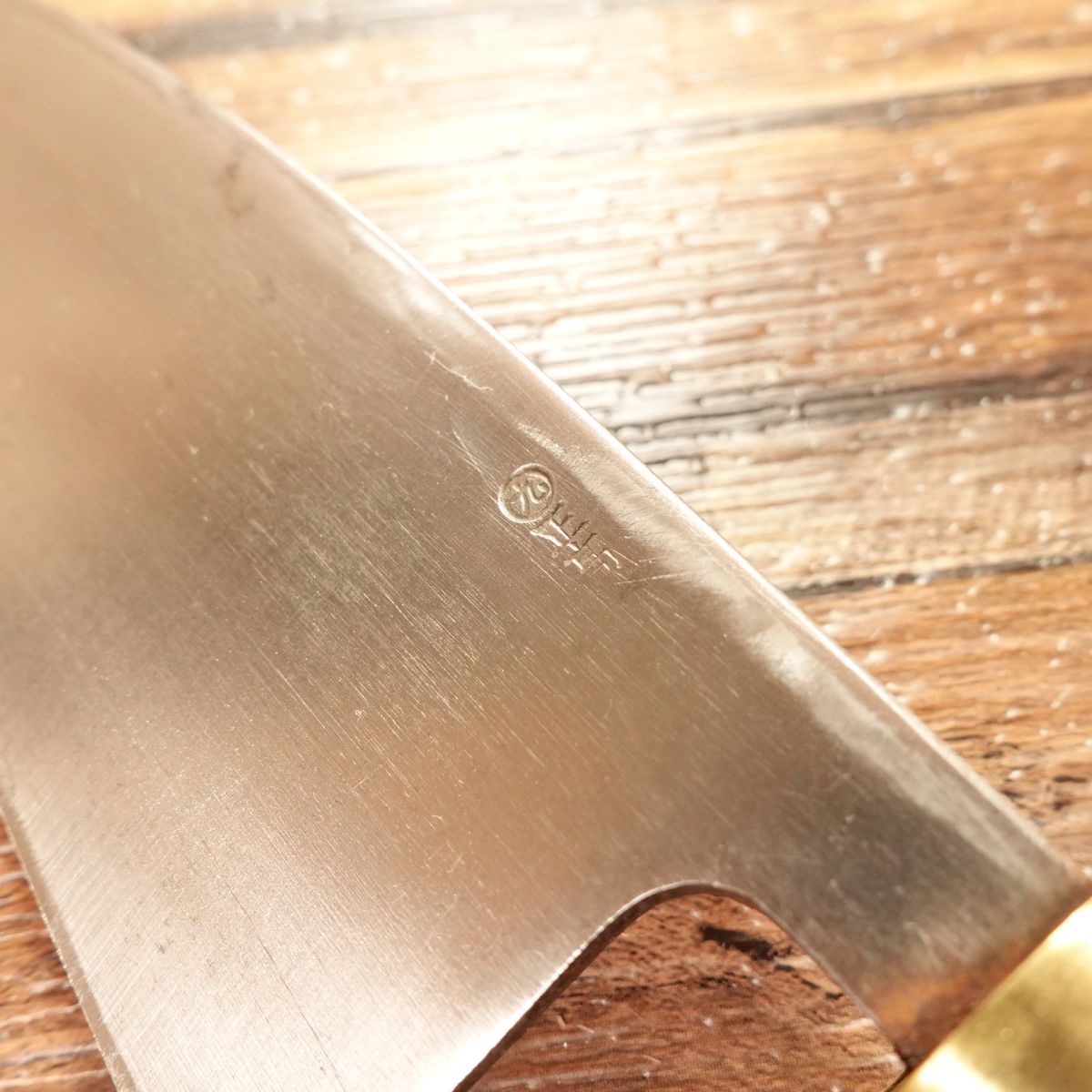 Masataka Deba Knife, Sharpened, Marukyu, Hagane, Single Bevel, Lightly Used, 150mm