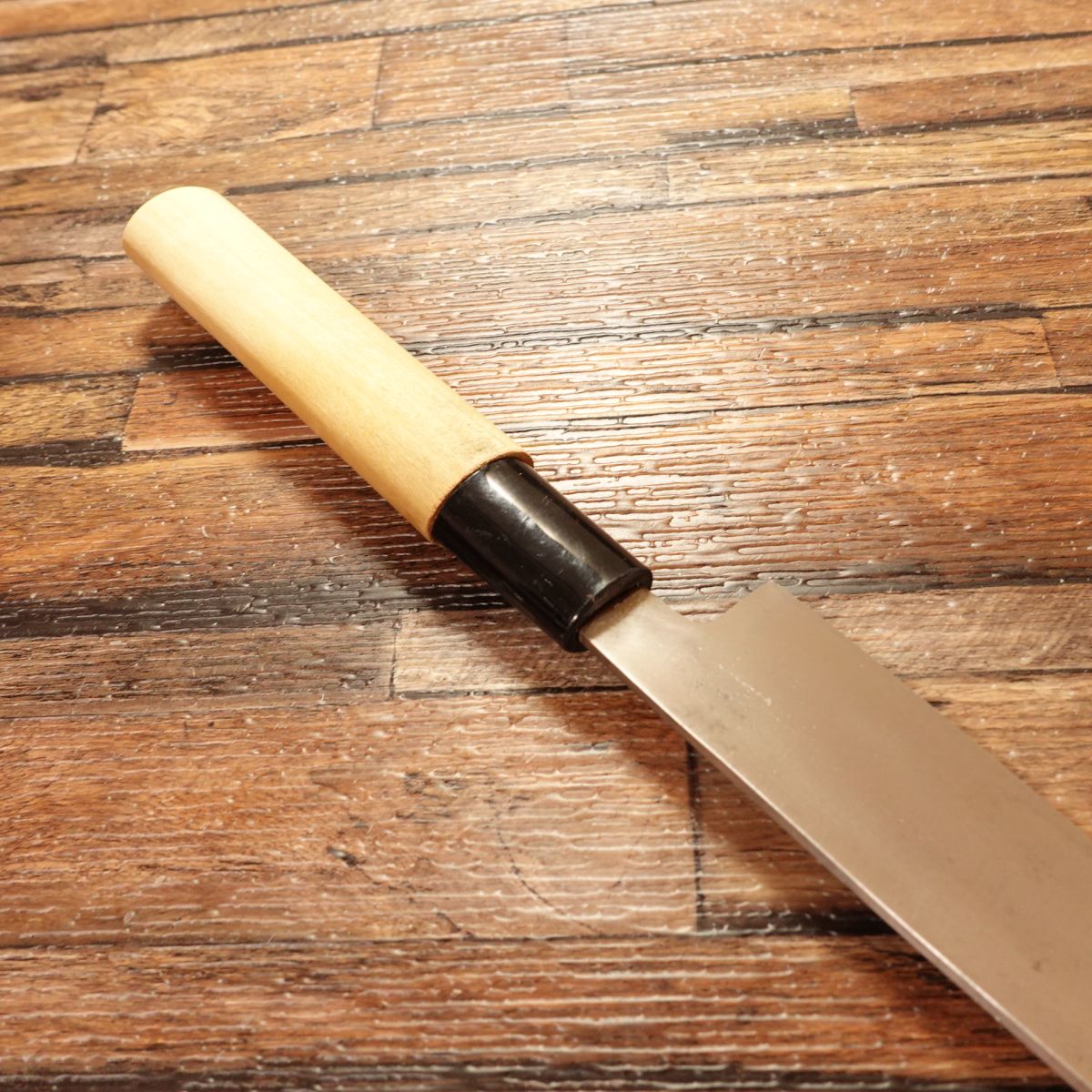 Seki Magoroku Yanagiba Knife, Sharpened, Ginju, Sashimi Knife, Hagane, 180mm