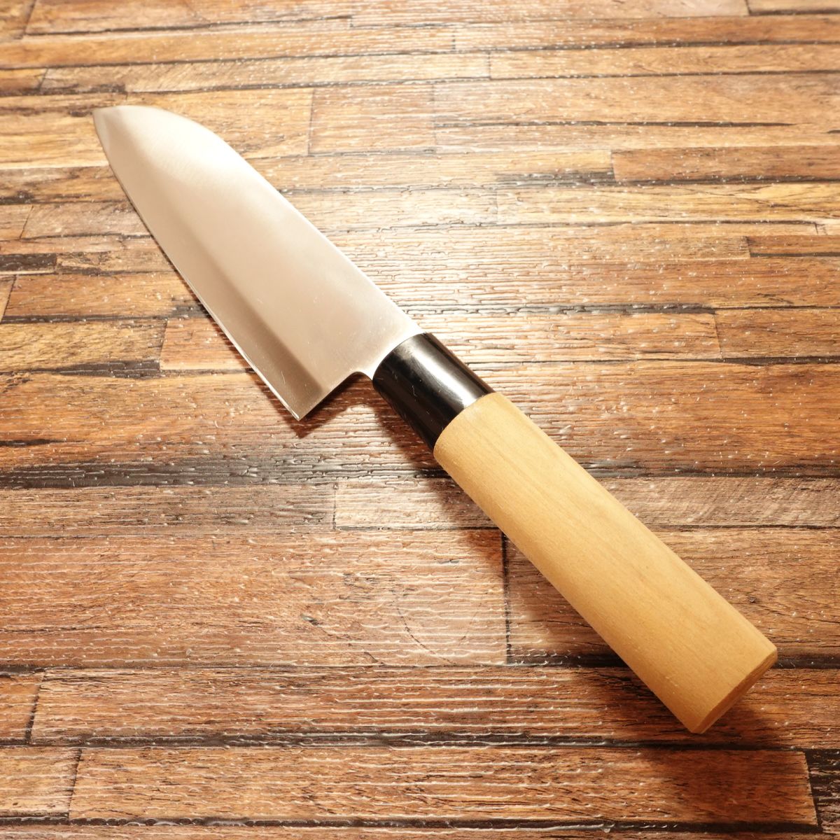Noshu Masamune Santoku Knife, Sharpened, All-Purpose Knife, Wa-Santoku, Stainless Steel, Noshu Masamune Work, 170mm