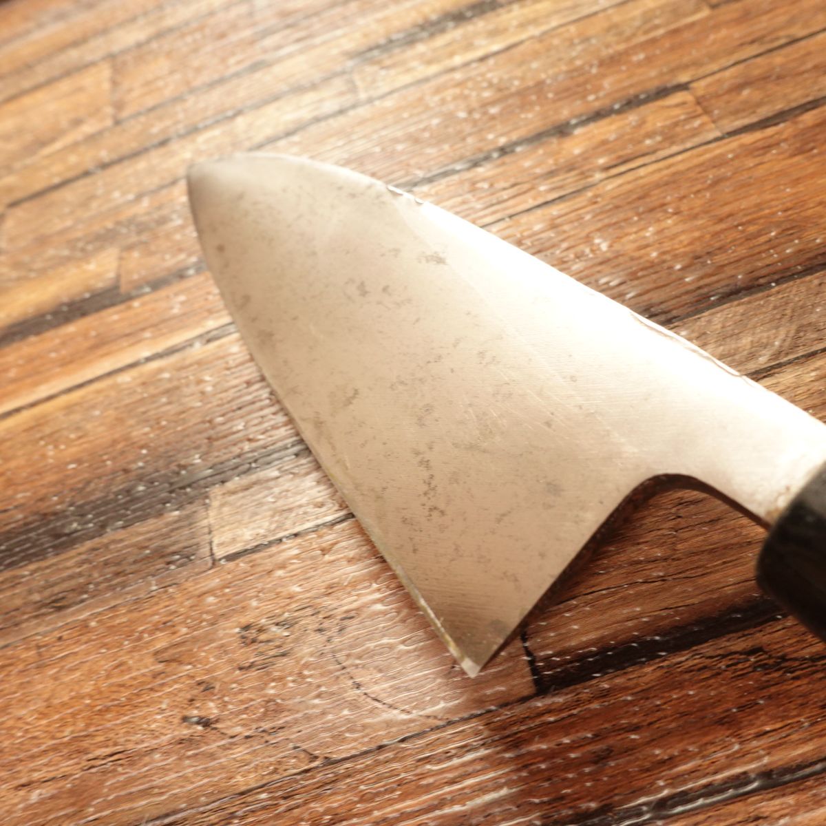 Gihei Deba Knife, Sharpened, Hagane, Gihei Work, 155mm