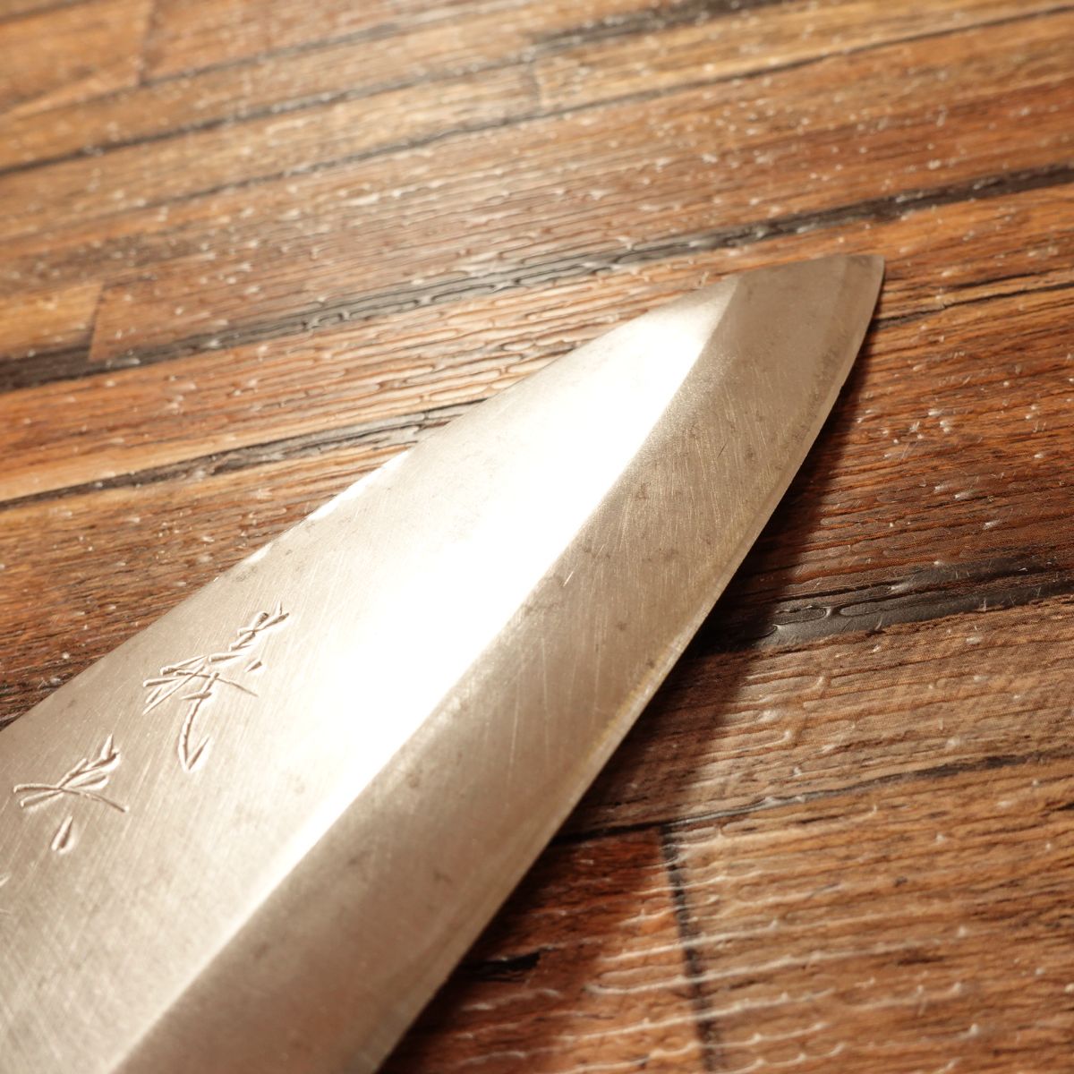 Gihei Deba Knife, Sharpened, Hagane, Gihei Work, 155mm