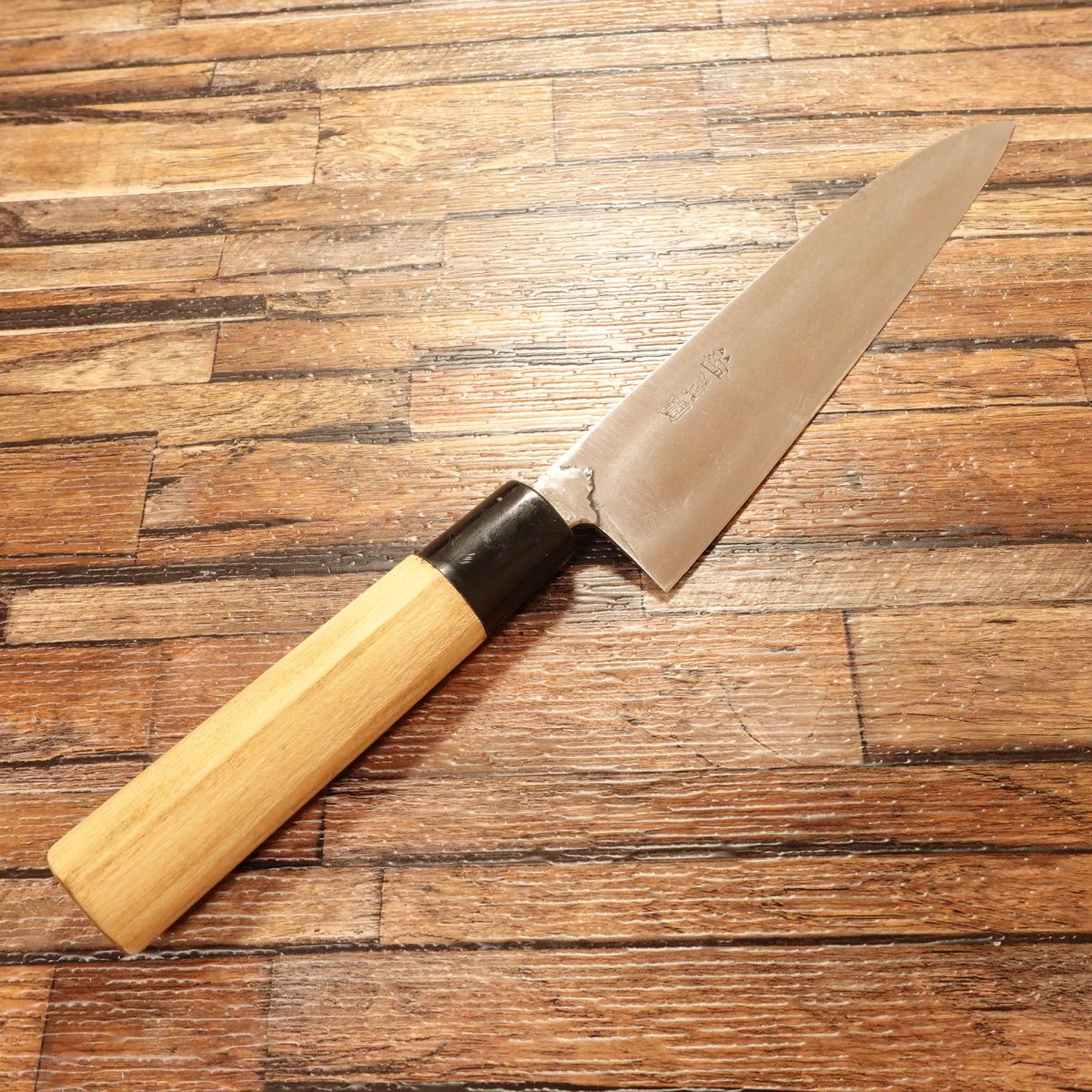 Hirotomo Gyuto Knife, Sharpened, All-Purpose Knife, Horse Logo “A”, Hagane, Wa-Gyuto, 185mm