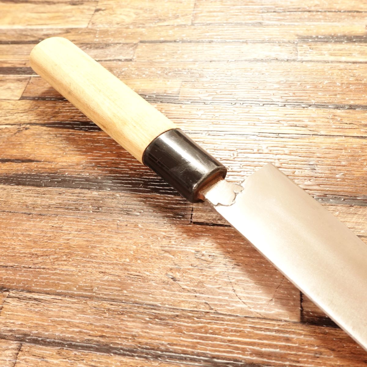 Hirotomo Gyuto Knife, Sharpened, All-Purpose Knife, Horse Logo “A”, Hagane, Wa-Gyuto, 185mm