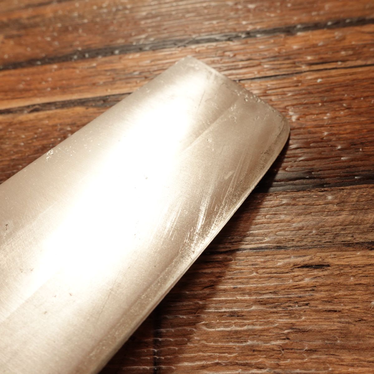 Hiromoto Nakiri Knife, Sharpened, Nakiri, Double-Bevel, Hagane Honwarikomi, 160mm