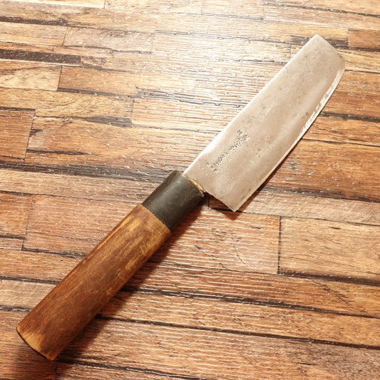 Suishinshi Ichimonji Nakiri Knife, Sharpened, Tokyo-Made, Special Selection, Nakiri, Hagane Steel, Compact, 140mm