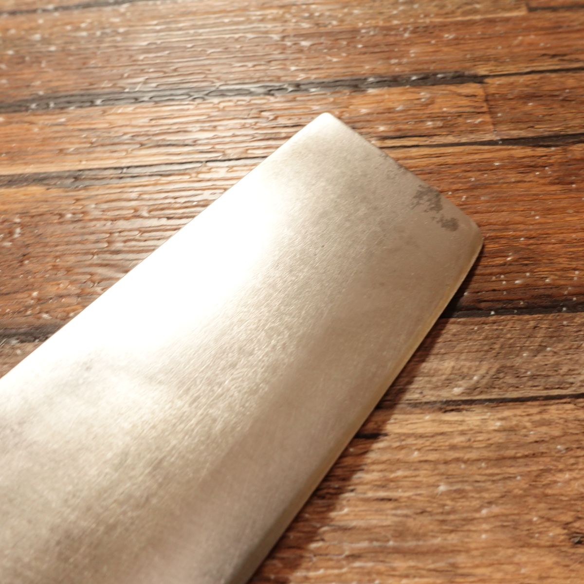 Tadafusa Nakiri Knife, Sharpened, "Tora" Inscribed, With Seal, Nakiri, 160mm