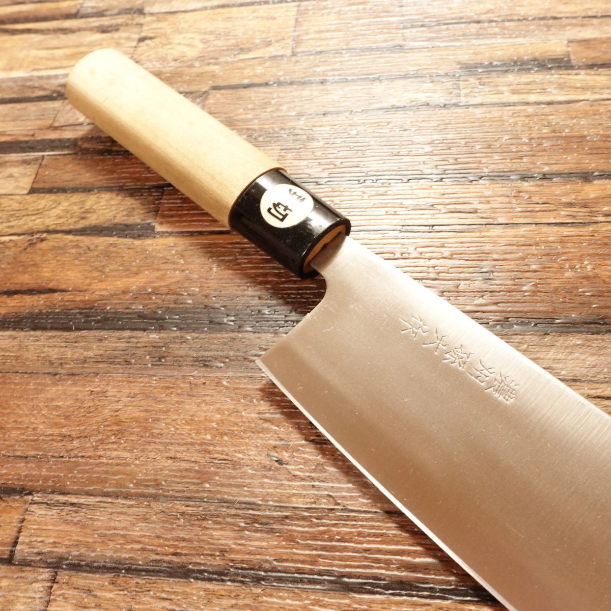 Noshu Magoroku Saku Nakiri Knife, Sharpened, Thin-Blade, Stainless Steel, Nakiri, Nearly Unused Stored Item, 165mm