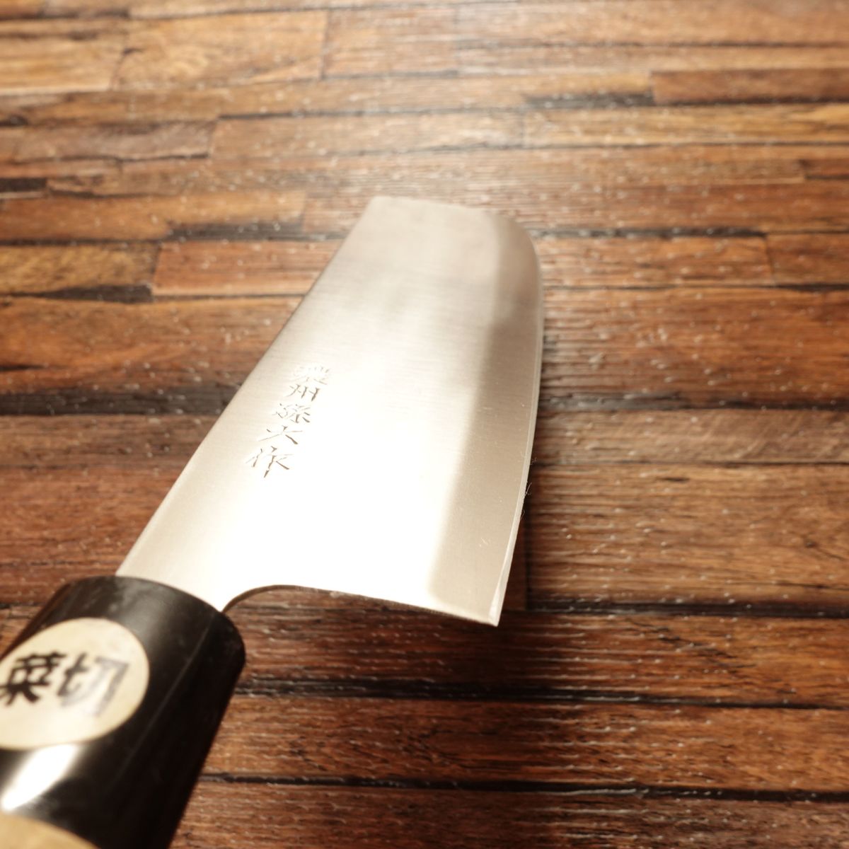 Noshu Magoroku Saku Nakiri Knife, Sharpened, Thin-Blade, Stainless Steel, Nakiri, Nearly Unused Stored Item, 165mm
