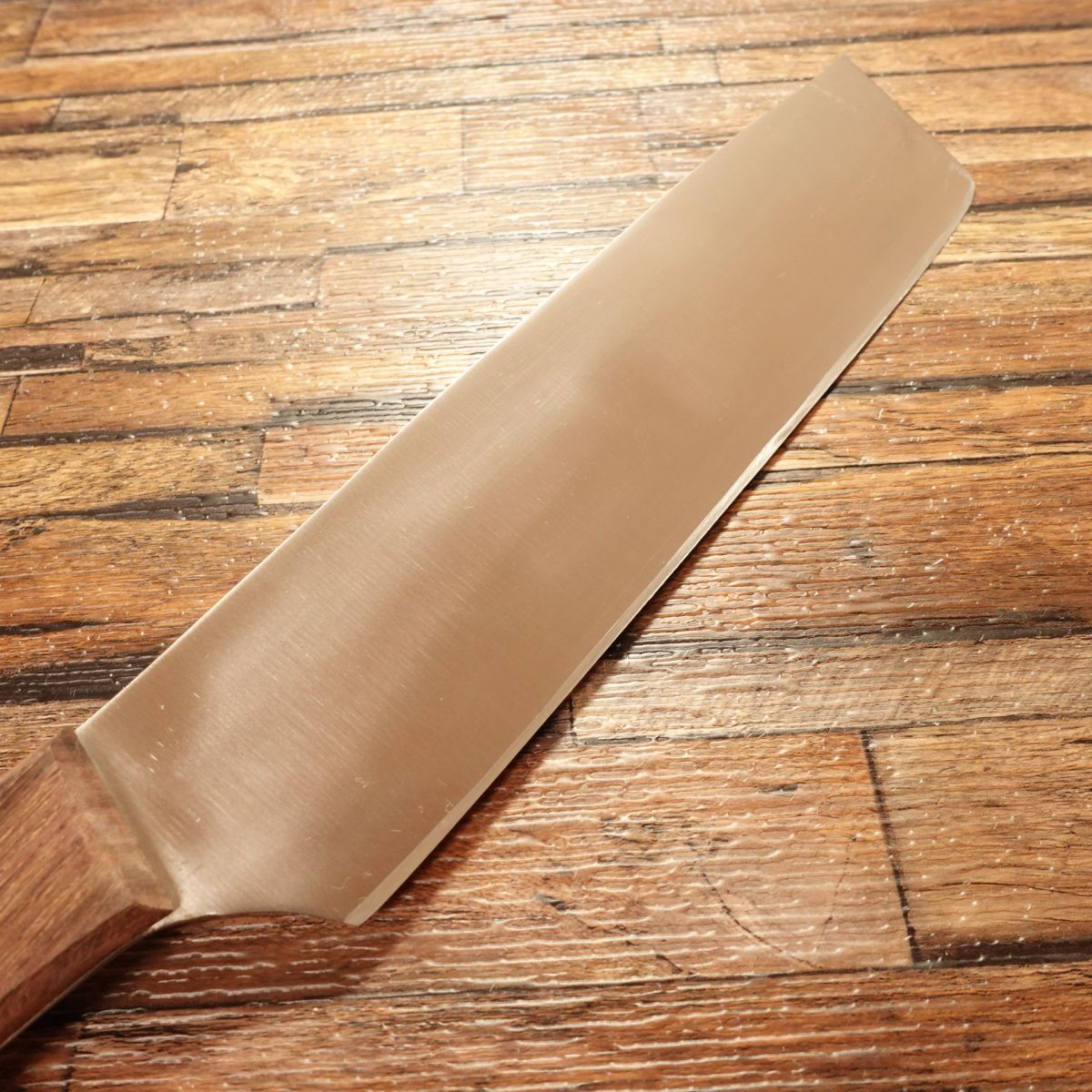 Kanetsune Large Nakiri Knife, Sharpened, DAIDO Hi-Stainless Steel, 210mm