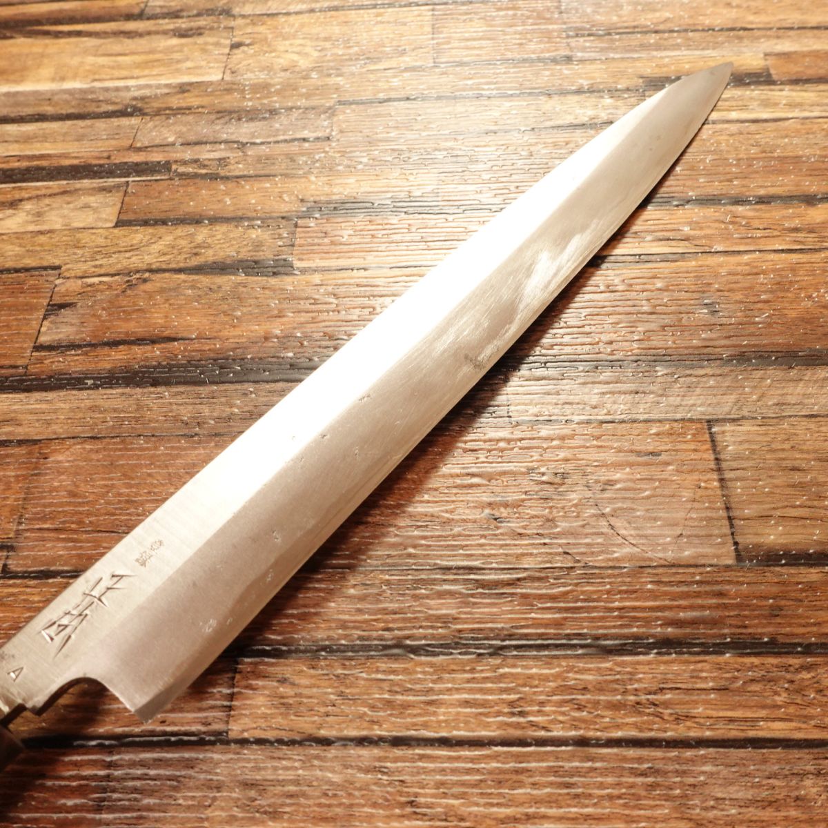 Masamoto Yanagiba Knife, Sharpened, Water Buffalo Handle, Sashimi Knife, Hidemasa, 270mm