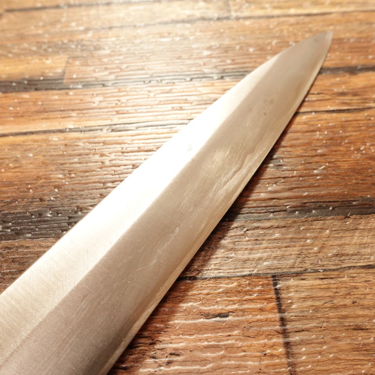 Masamoto Yanagiba Knife, Sharpened, Water Buffalo Handle, Sashimi Knife, Hidemasa, 270mm