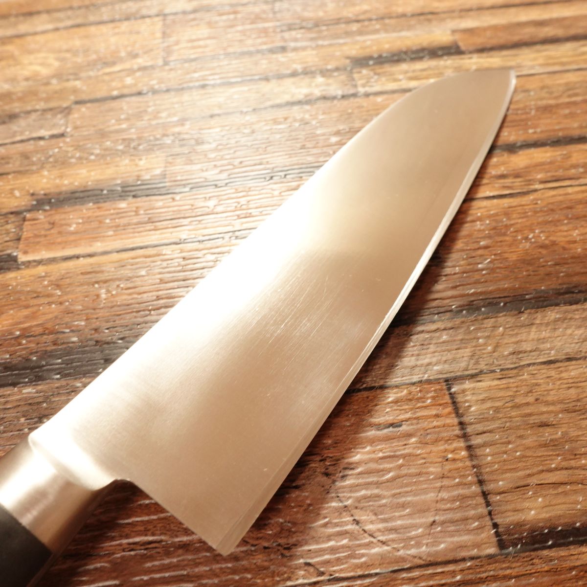 Kiya Santoku Knife, Sharpened, Edelweiss Series, All-Purpose Knife, No.160, Stainless Steel, 180mm