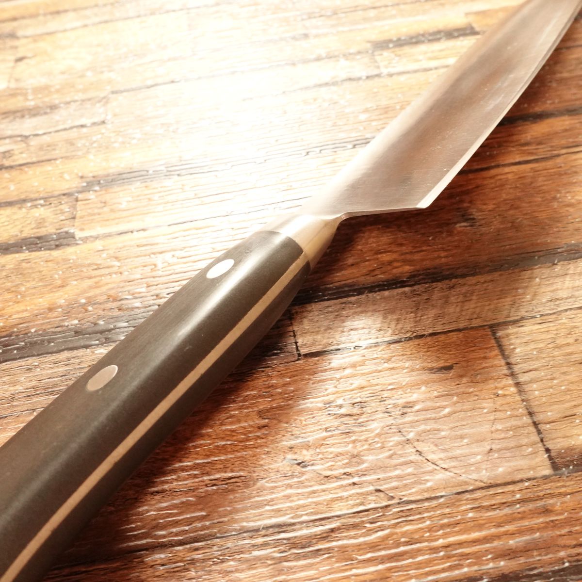 Kiya Santoku Knife, Sharpened, Edelweiss Series, All-Purpose Knife, No.160, Stainless Steel, 180mm
