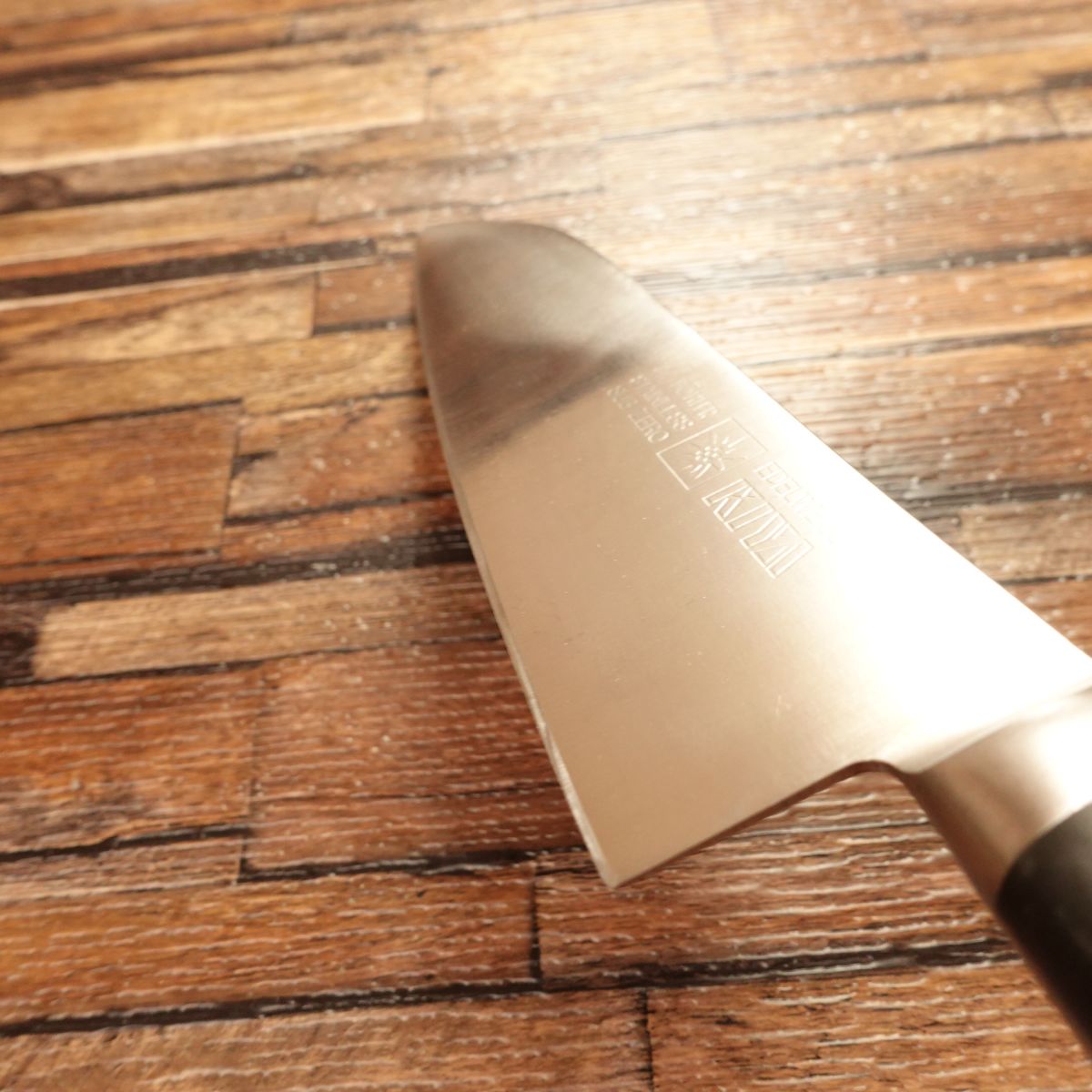 Kiya Santoku Knife, Sharpened, Edelweiss Series, All-Purpose Knife, No.160, Stainless Steel, 180mm