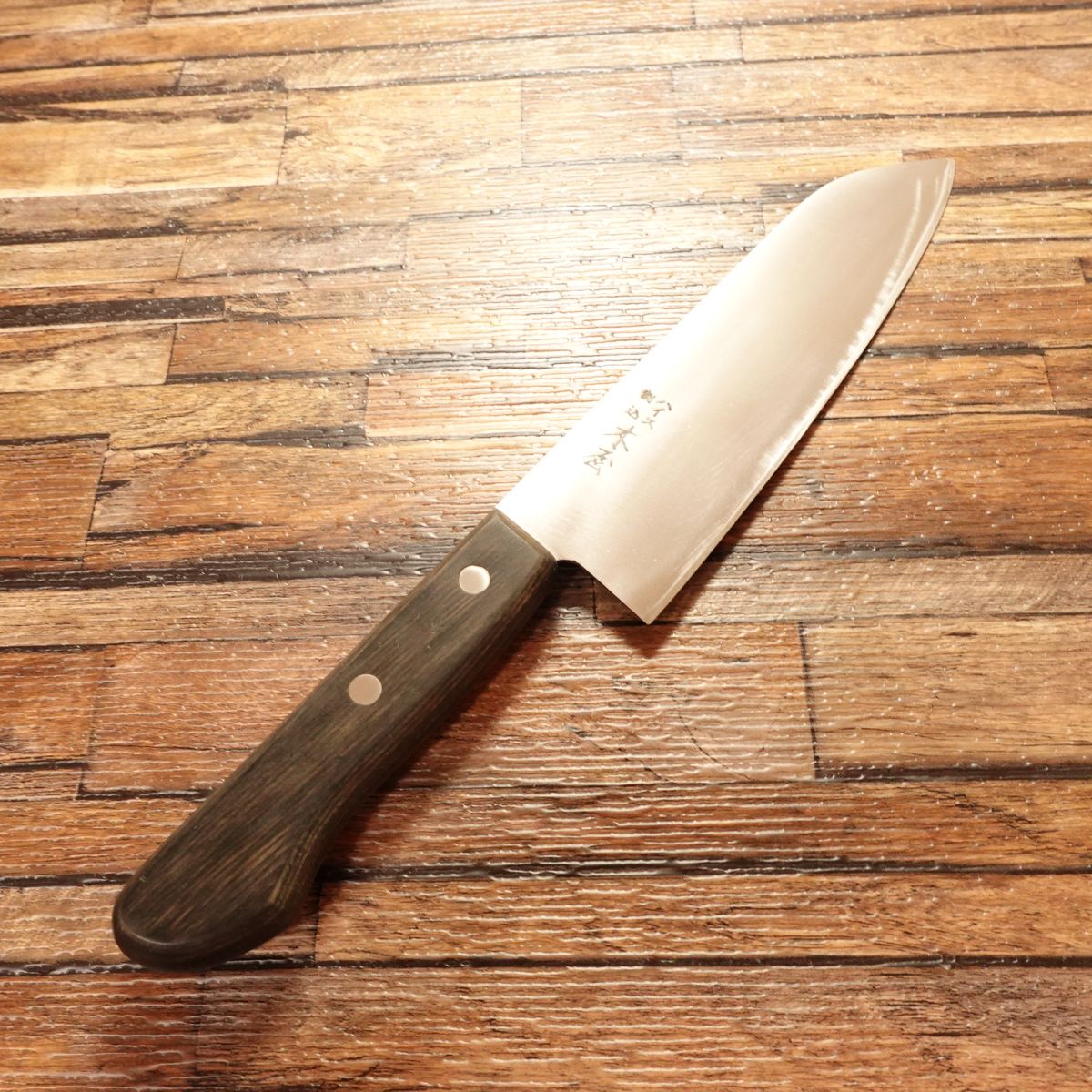 Kiya Santoku Knife, Sharpened, High-Speed Steel Warikomi, All-Purpose Knife, 170mm