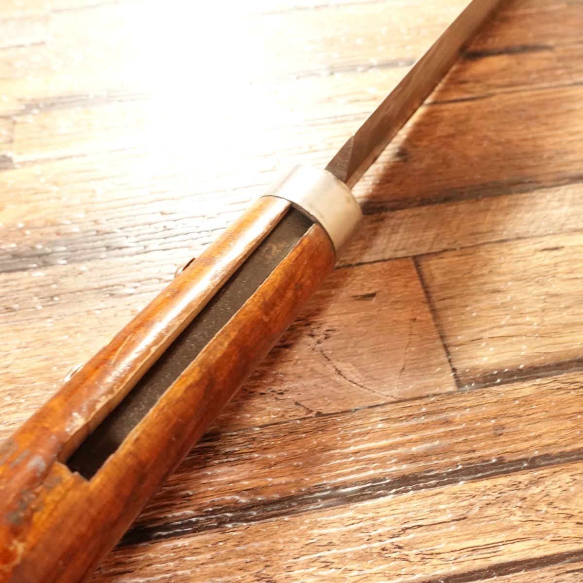 Chounsai Masamitsu Takewari Nata, Sharpened, Hatchet for Bamboo Splitting, With Protective Cover, Branch Cutting, Camping/Outdoor, 165mm