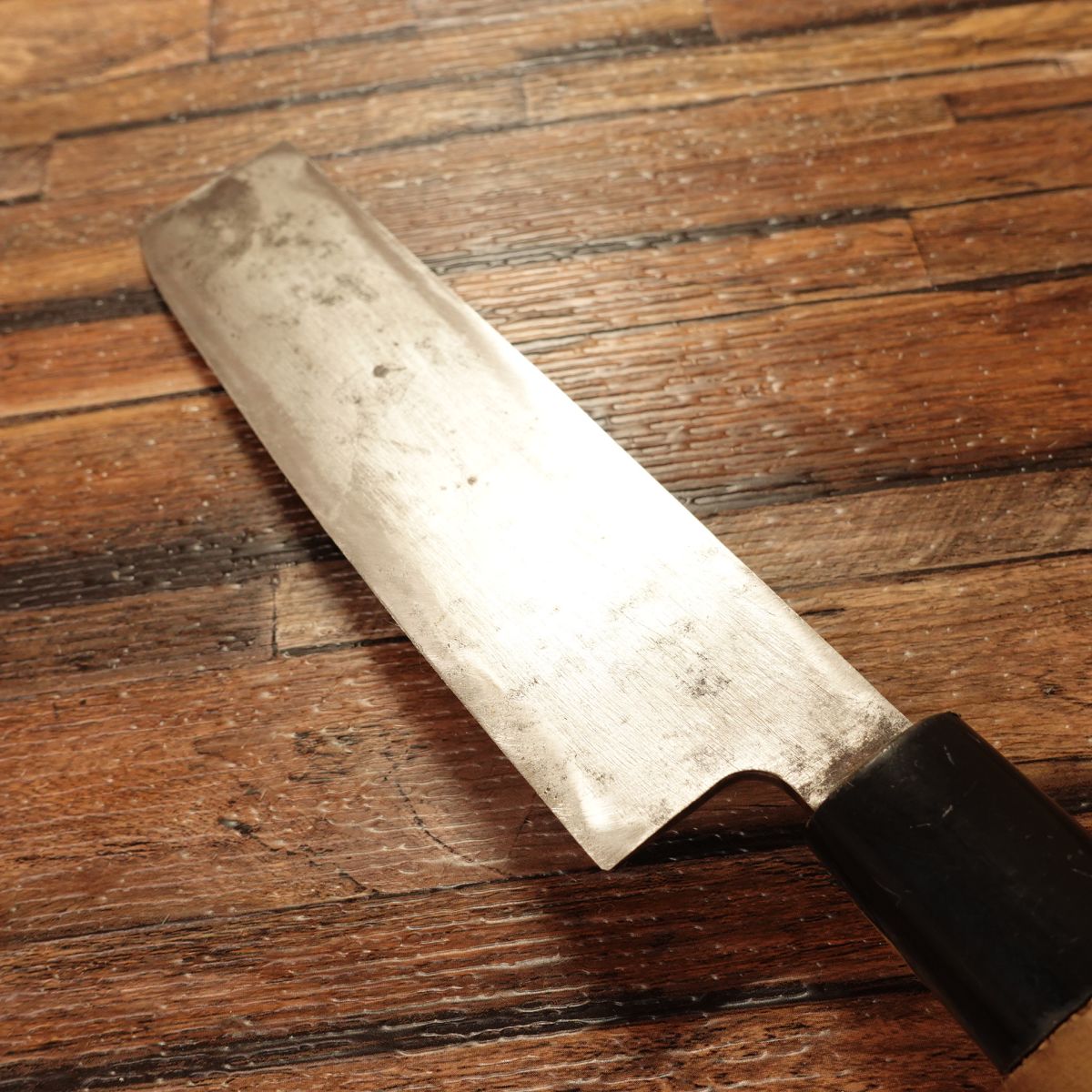 Minamoto Takeaki Usuba Knife, Sharpened, Single Bevel, Nakiri Style, With Seal, 165mm