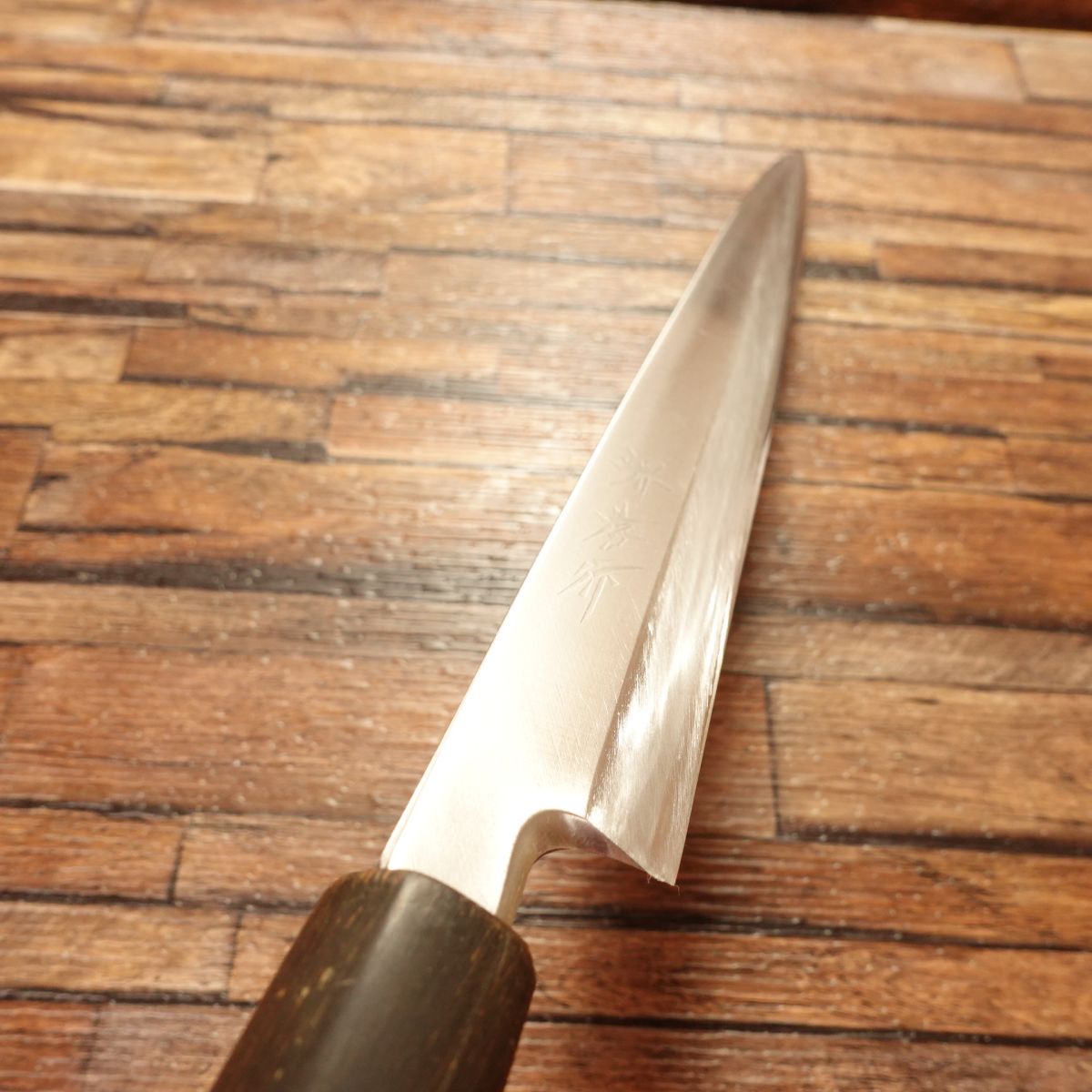 Sakai Takayuki Yanagiba Knife, Sharpened, Water Buffalo Handle, Gin-San Stainless Steel (Ginsan No.3), Sashimi Knife, Boxed, 300mm