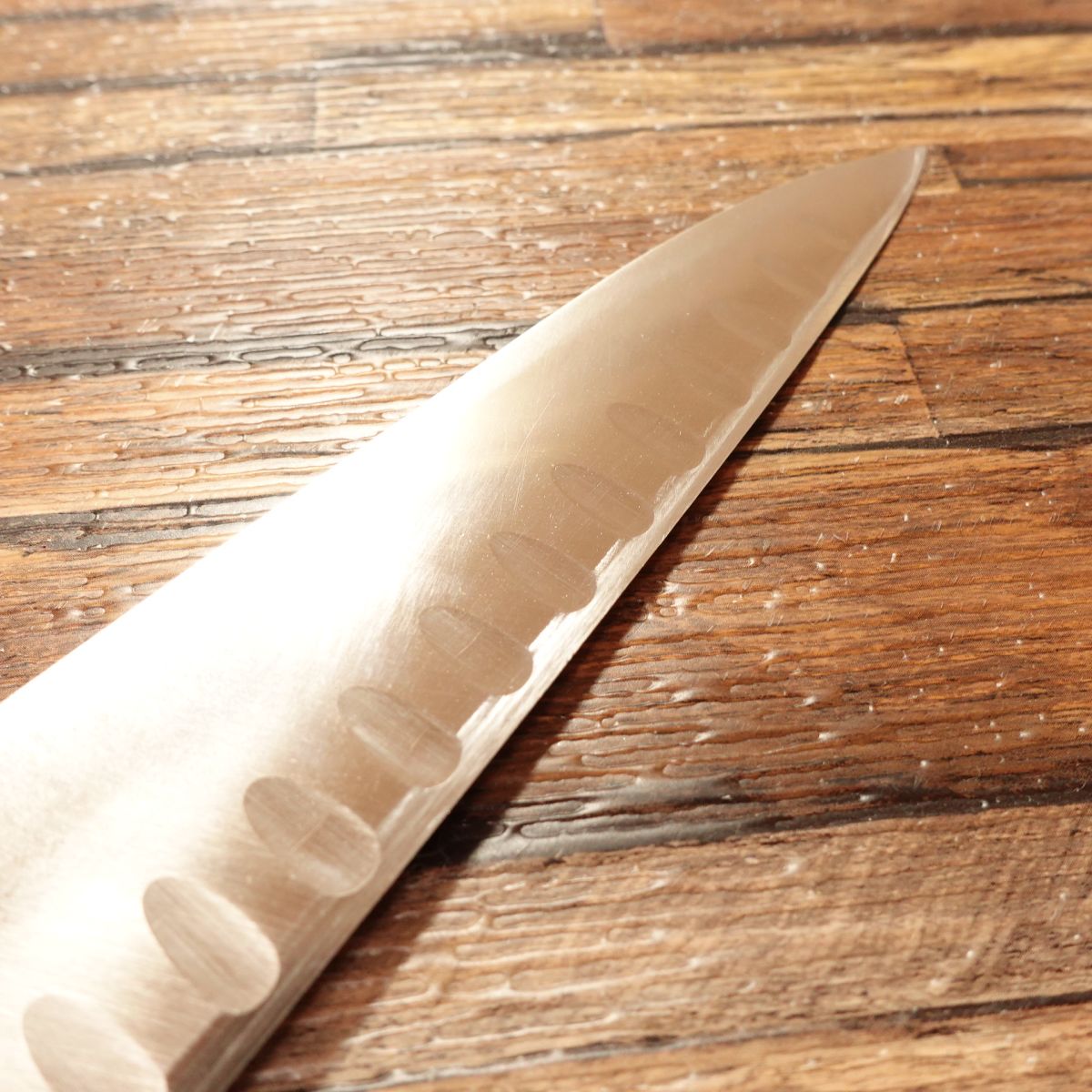 Tsubaya Gyuto Knife, Sharpened, All-Purpose Knife, Dimpled Blade, Slightly Single Bevel (70:30), Kappabashi, 235mm