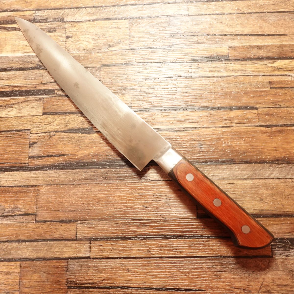 Minamoto Masamori Gyuto Knife, Sharpened, All-Purpose Knife, Special Cutlery Steel, Slightly Single Bevel (80:20), 235mm