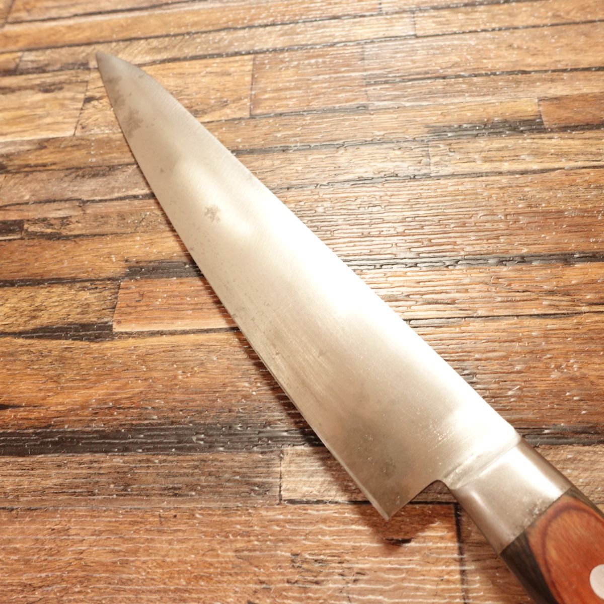 Minamoto Masamori Gyuto Knife, Sharpened, All-Purpose Knife, Special Cutlery Steel, Slightly Single Bevel (80:20), 235mm