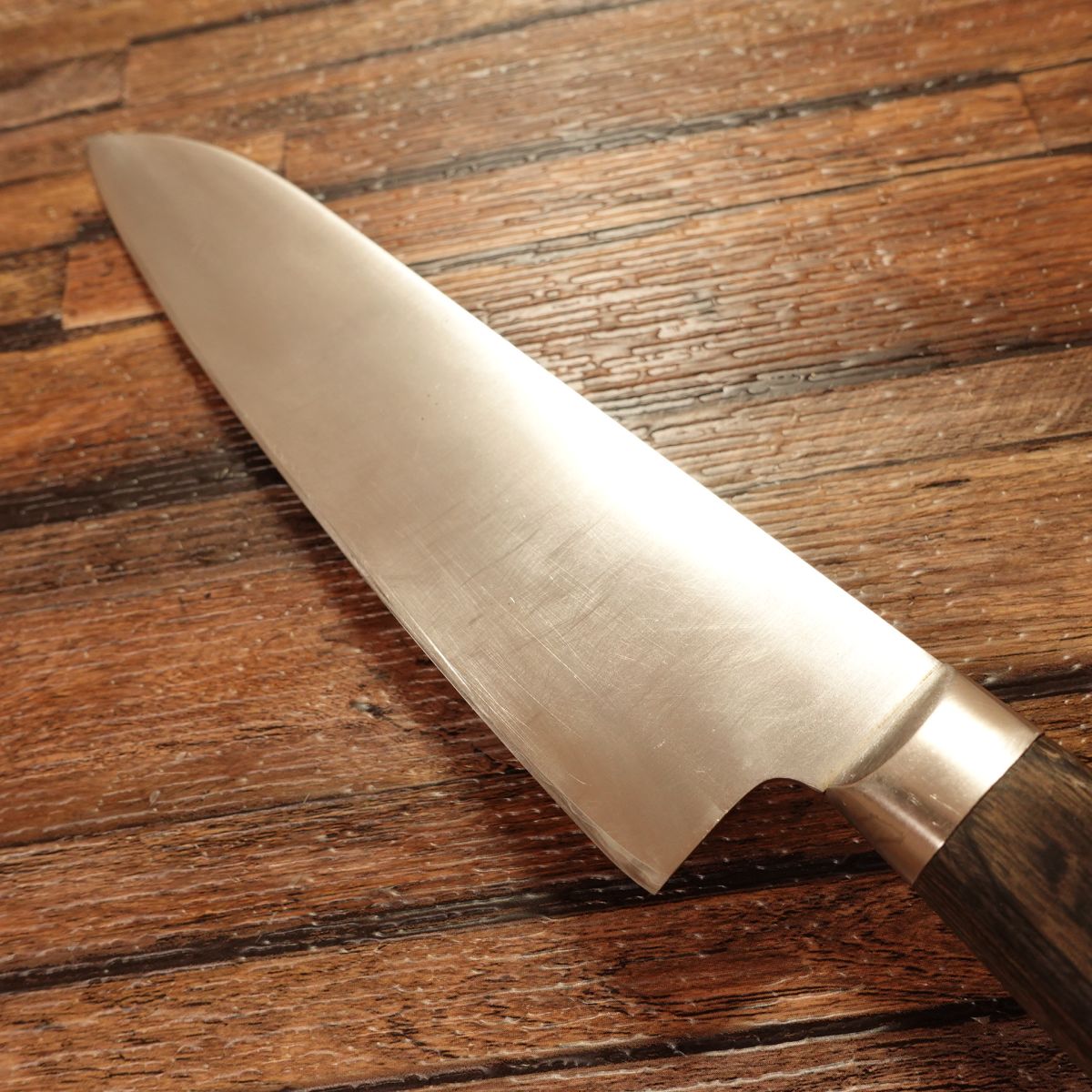 Hirotomo Gyuto Knife, Sharpened, Horse Logo, A Steel Warikomi, 180mm