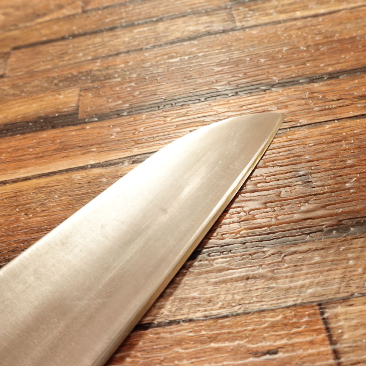 Hirotomo Gyuto Knife, Sharpened, Horse Logo, A Steel Warikomi, 180mm