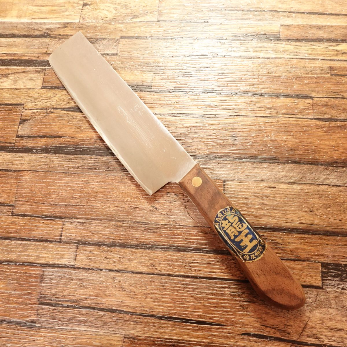 Ryuou Nakiri Knife, Sharpened, Warikomi, Steel Core, 160mm