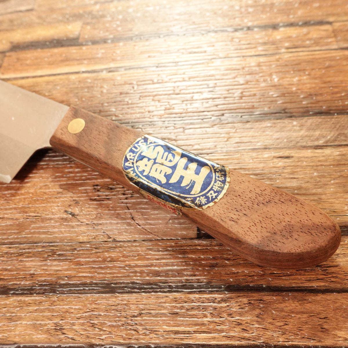 Ryuou Nakiri Knife, Sharpened, Warikomi, Steel Core, 160mm