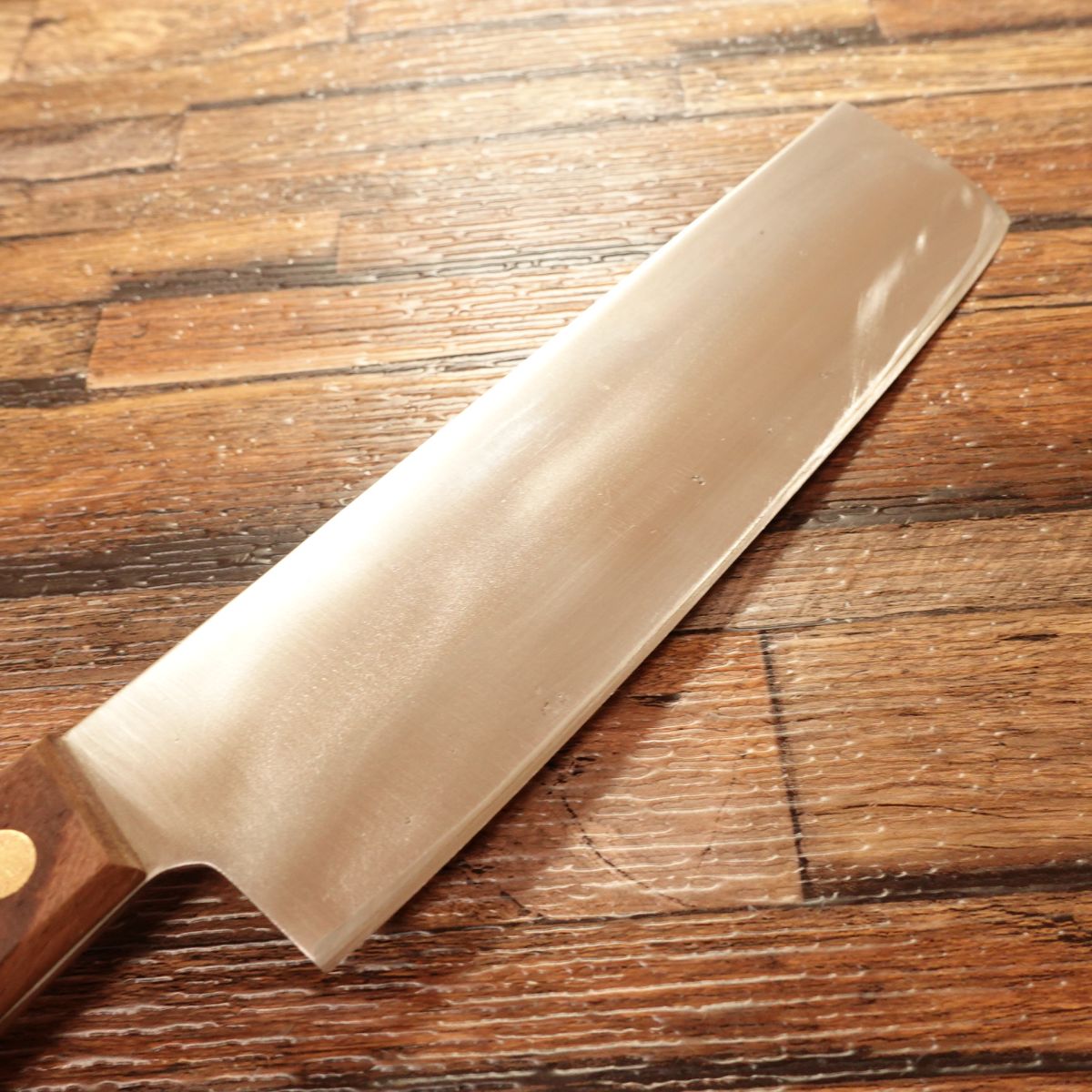 Ryuou Nakiri Knife, Sharpened, Warikomi, Steel Core, 160mm