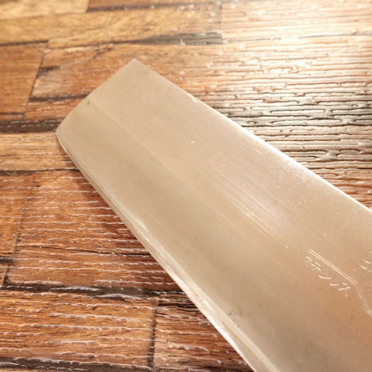 Ryuou Nakiri Knife, Sharpened, Warikomi, Steel Core, 160mm